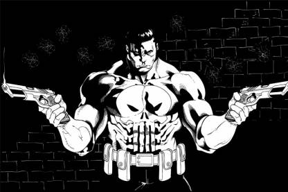 Punisher With Gun Comics Photographic Paper - Movies posters in India ...