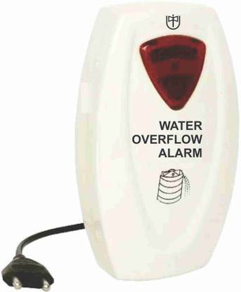 UNIVERSAL INDIA Water Tank Overflow Alarm Siren with Voice Sound, Wired Sensor Security System Water Alarm Bell with free water sensor,Oval Shape Wired Sensor Security System