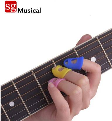 SG MUSICAL SGM-32 ( 3 PCS) Silicon Finger Finger Support