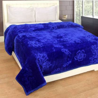 Floral Double Mink Blanket