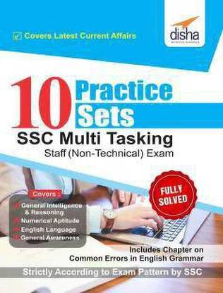 10 Practice Sets Ssc Multi Tasking Staff (Non-Technical) Exam