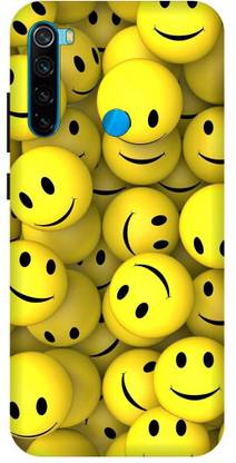 TPM Back Cover for Mi Redmi Note 8 Printed Smile Emoji Back Cover