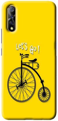 NDCOM Back Cover for VIVO S1 Lets Go Cycling Printed