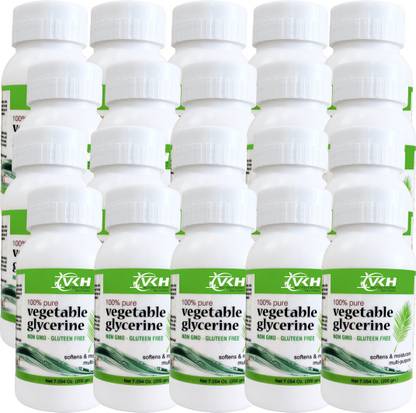 VKH Nutritions 100% PURE VEGETABLE GLYCERIN 200GM-PACK OF 20