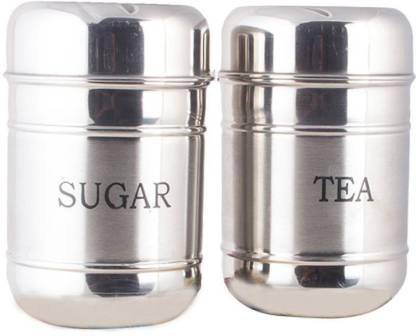 Dream Mart Steel Tea Coffee & Sugar Container  - 500 ml