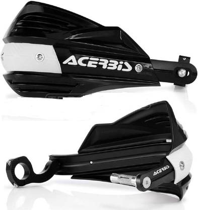 Love Me Black & White Universal Motorcycle Hand Guard, Knuckle Guards (Pack of 2) Handlebar Hand Guard