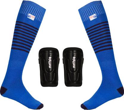 MATTZIG (One Pair Football Socks + One Pair Shin Guard) Football Kit