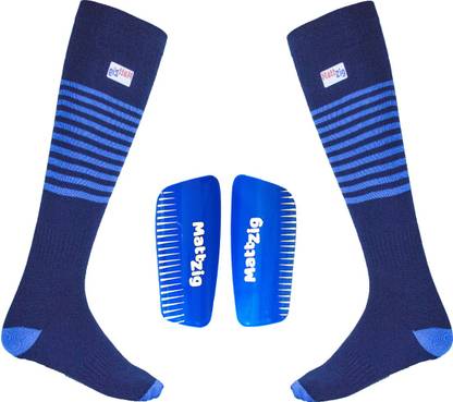 MATTZIG (One Pair Football Socks + One Pair Shin Guard) Football Kit