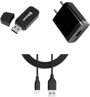DAKRON Wall Charger Accessory Combo for Tecno Spark 4 Air