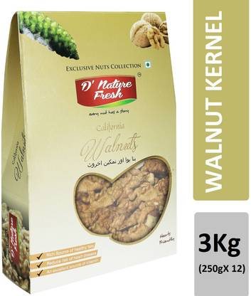 D NATURE FRESH Walnut Kernels 3kg (250g x 12) Walnuts