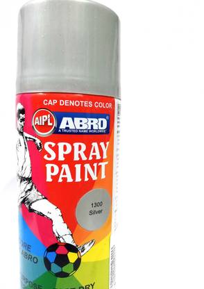 ABRO HIGH TEMPERATURE SILVER SPRAY PAINT FOR CAR ENGINE/SILENCER/& HEAVY MACHINES PACK OF 1 (SILVER)