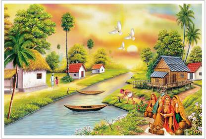 Beautiful Natural Scenenry Paper Poster Paper Print