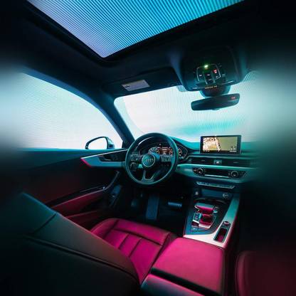 car interior drive art illustration Premium wall poster all cars wall poster for room(no need tape,size:12x18 inch) Paper Print
