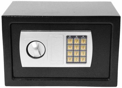 SAVYA HOME Home Security Electronic Safe,Locker,Chest,Safe WHITE COLOR Safe Locker