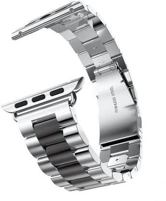 TECLUSIVE Dual Color Stainless Steel Metal Chain Strap 42mm / 44mm for iWatch Series 5 / 4 / 3 / 2 / 1 Smart Watch Strap