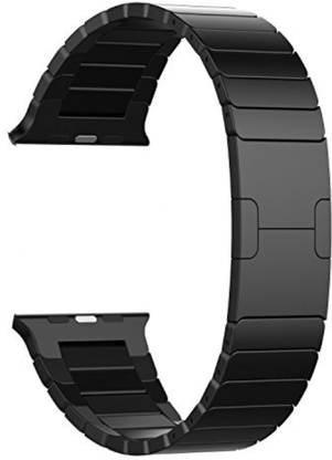 TECLUSIVE Matt Finish Stainless Steel Metal Band Chain Strap 42mm / 44mm for iWatch Series 5 / 4 / 3 / 2 / 1 Smart Watch Strap