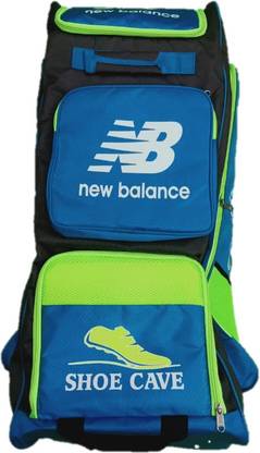 New Balance Cricket Back Pack 2 wheeler Kit Bag-XL 45 Lit (Shoe Cave) Padded Straps
