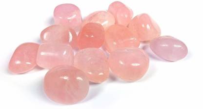 ReBuy Natural Rose Quartz Brazilian Tumble Crystals / Stones Regular Asymmetrical Crystal Stone