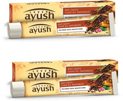Lever Ayush anti cavity clove oil tooth paste 80 gm (pack of 2) Toothpaste
