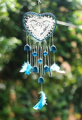 PARADIGM pictures dreamcatcher love colourful wind chimes for home decoration & girlfriend boyfriend gift items Jute Windchime