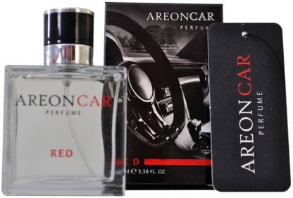 areon Perfume Red Car Freshener Aroma Oil Car Perfume Red - 50 ml