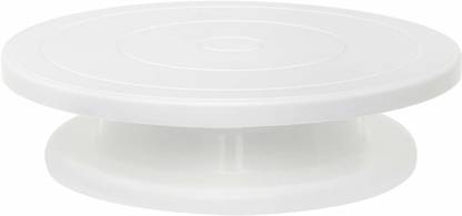 Krishna Collection rotating table for cake decoration with bottom grip Plastic Cake Server