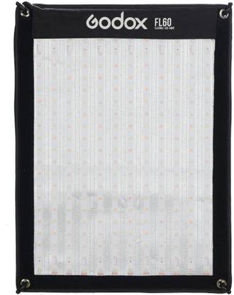 GODOX FL60 60W Bi-Color Flexible LED Video Light 3300-5600K Portable Foldable Cloth Light for Photo Studio Lighting (30x45) cm 1800 lx Camera LED Light