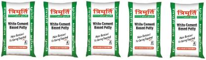 Trimurti White Cement Based Putty 10 KG /(Pack Of 5) Contact Cement