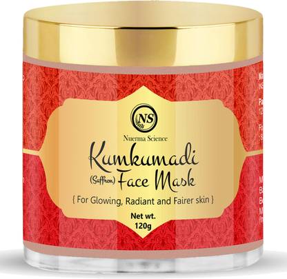 Nuerma Science Kumkumadi Face Pack (Saffron) Pack for Fairness, Anti wrinkle, Anti Dark Circle)