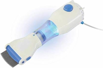 Leplion 240V Electrical Head Lice Comb Lice Solution Chemical Free Kills Head Lice Capture Lice Removal Treatment V-Comb (White)