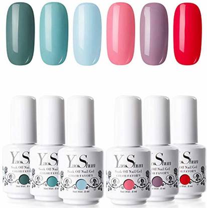 Yaoshun Gel Nail Polish Kit Multicolor