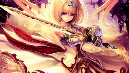 Anime Tachikawa Mushimaro Bimo Shingeki No Bahamut HD Poster |300 GSM Quality |12×18 Inch Size Paper Print