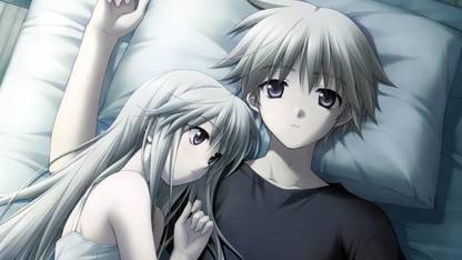 Anime Anime Couple Love Bed HD Poster |300 GSM Quality Paper Print