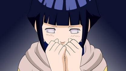 Anime Naruto Hyuuga Hinata Girl Brunette Bangs Look HD Poster |300 GSM Quality |12×18 Inch Size Paper Print
