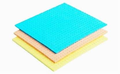 SOMUDEE Sponge for Kitchen,Pack of 3 Washing Dishes Sponge Wipe Sponge Wipe Multicolor Wipes