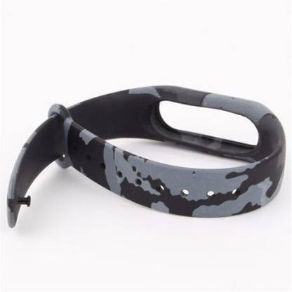 Datalact Replacement Strap for Xiaomi Mi Band 2 Strap & Mi Band HRX Edition Strap Grey Camouflage|Military Army Style Smart Band Strap