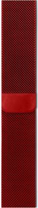 VERGE Milanese Loop Chrome Red Strap (42-44mm) Smart Watch Strap