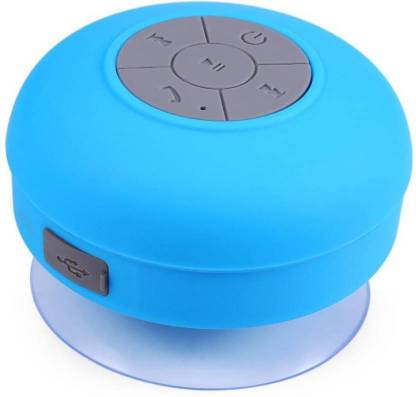 Power Up Water Proof Bluetooth Shower Speaker with Mic for Bath, Pool, Car, Beach and Indoor/Outdoor Use 5 W Bluetooth Speaker