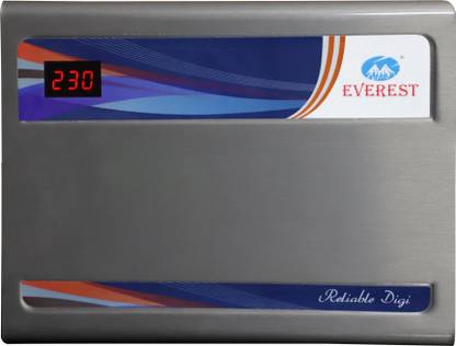 EVEREST Reliable Digital Model Voltage Stabilizer Used Up to 1.5 Ton AC Input Voltage Stabilizer