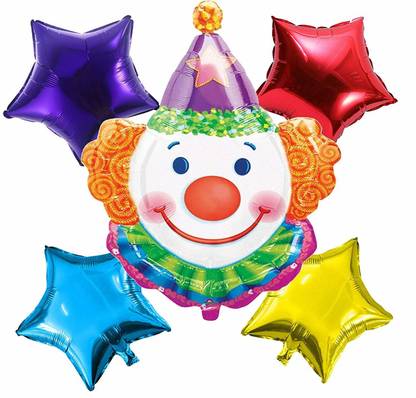 GrandShop Printed Clown Circus Theme Balloon
