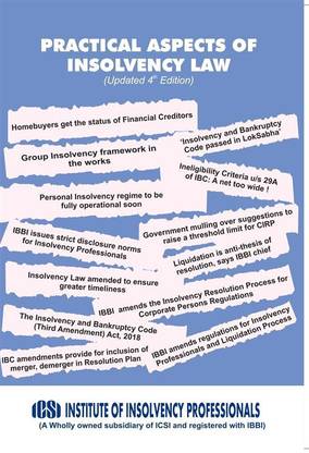 Practical Aspects Of Insolvecy Law