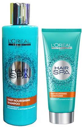 L'Oréal Paris Hair Spa Deep Nourishing Shampoo 250ml & Conditioner 200ml.