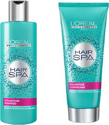 L'Oréal Paris Hair Spa Color Pure Shampoo and Conditioner Combo - 450ml