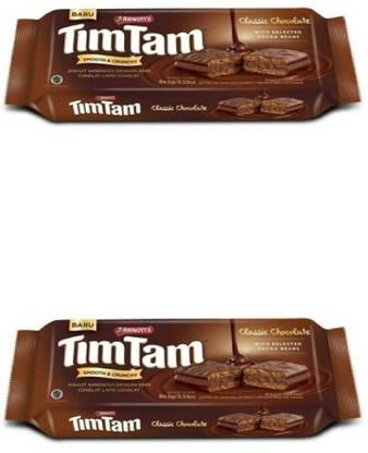 Tim Tam Chocolate Sandwich Biscuit (Pack of 2) Plain Biscuit