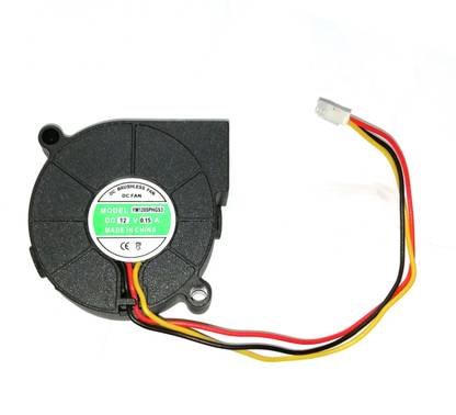 RIVER FOX 12V Cooling Plastic 3D Printer Parts 2Pin Brushless Turbo Fan for Extruder DC Cooler Blower Cooling Fan All in one Cooler