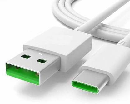 Grostar USB Type C Cable 1 m 10v~5amp Super Vooc Charge, Data Sync Type-C USB Cable Compatible for Realme X2 Pro/Realme X/Realme 5 Pro/Realme Q