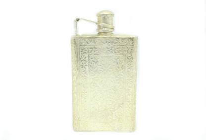 PH Artistic Hand engraved 925 sterling silver Hip Liquor Whiskey Alcohol Flask 130 Grams sterling silver Hip Flask