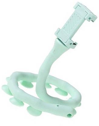 Wanzhow BEST COLLECTION Adjustable and Flexible Cell Phone Holder, Cute Worm Design Universal Long Arms Mobile Phone Mount Desktop Bed Lazy Bracket Mobile Stand Caterpillar Shape Adjustable Lazy Mobile Phone Stand Holder with Suction Cups Compatible with All Android and IOS Smartphones Mobile Holder