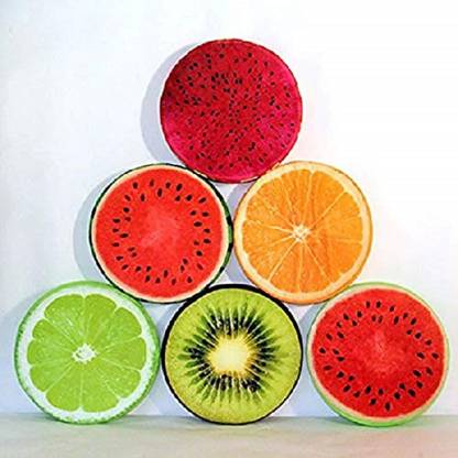 Supreme Home Collective Microfibre Fruits Cushion Pack of 6