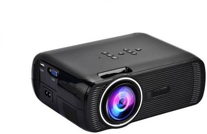 MYRA Led Projector 1800 Lumens, Support HDMI, USB, VGA, Best for Home Cinema (1800 lm) Portable Projector
